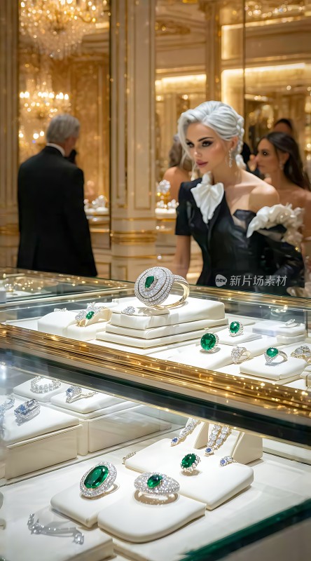 翡翠珠宝展示奢华珠宝盛宴