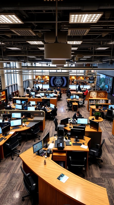 现代办公环境高效工作空间