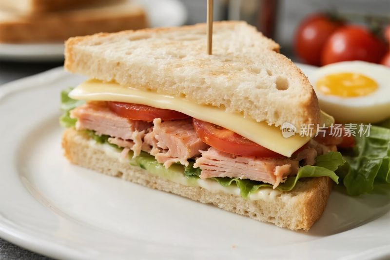 美味三明治展示图