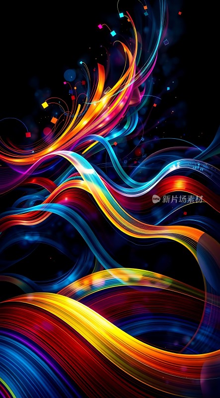 五彩斑斓的光影世界