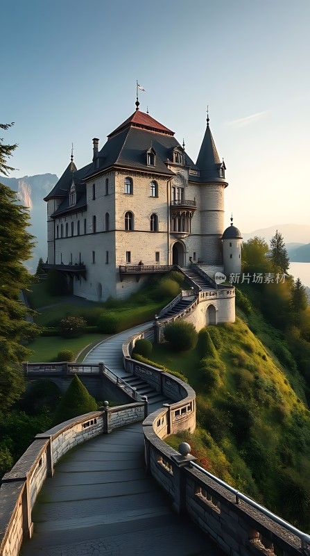 湖畔古堡神秘城堡