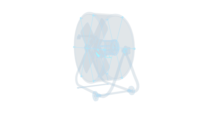 工业吹风机 鼓风机工厂金属大电风扇降温