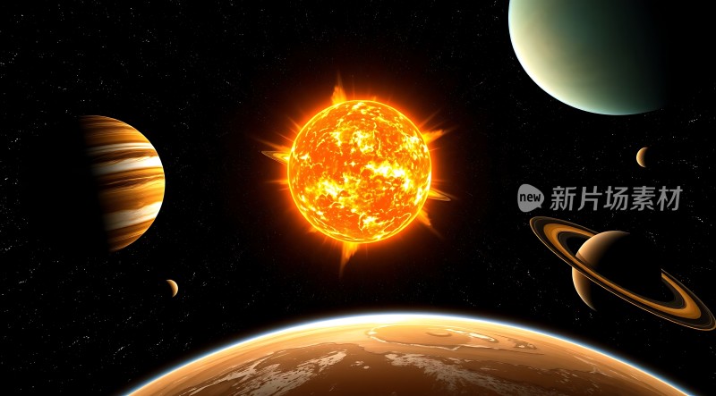 太阳系行星大集合