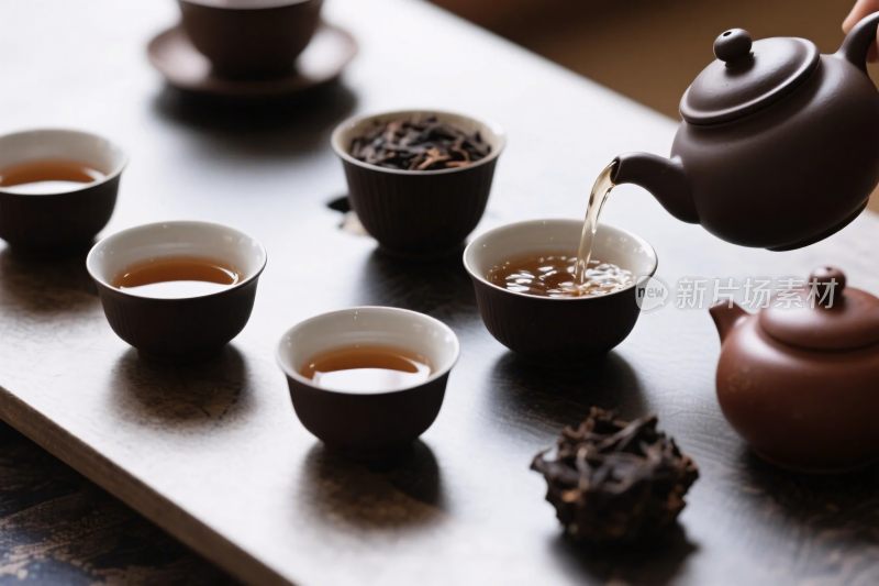 传统茶艺泡茶场景