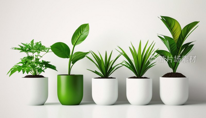 绿植盆栽摆设