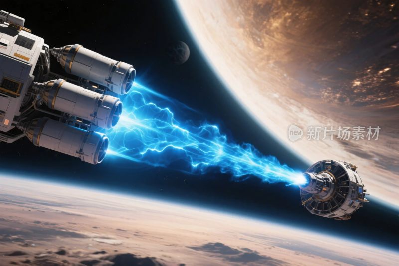 科幻太空飞船场景