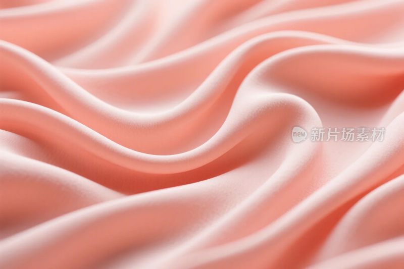 粉色柔滑绸缎纹理画面
