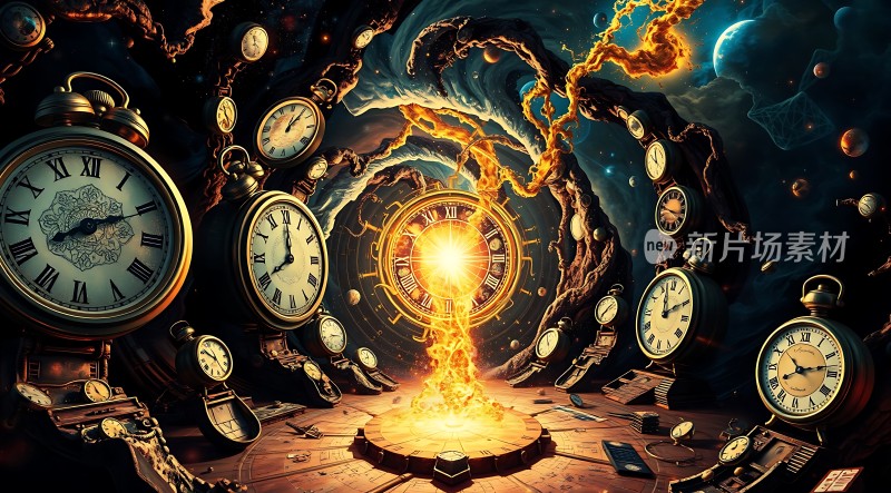 时空隧道里的时钟
