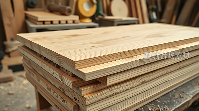 木材加工现场展示