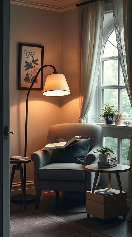 温馨角落阅读时光