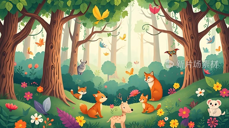 森林里的动物们