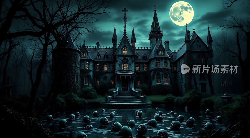 鬼影幢幢的神秘古堡