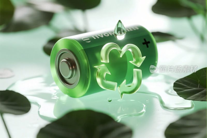 环保电池循环标志