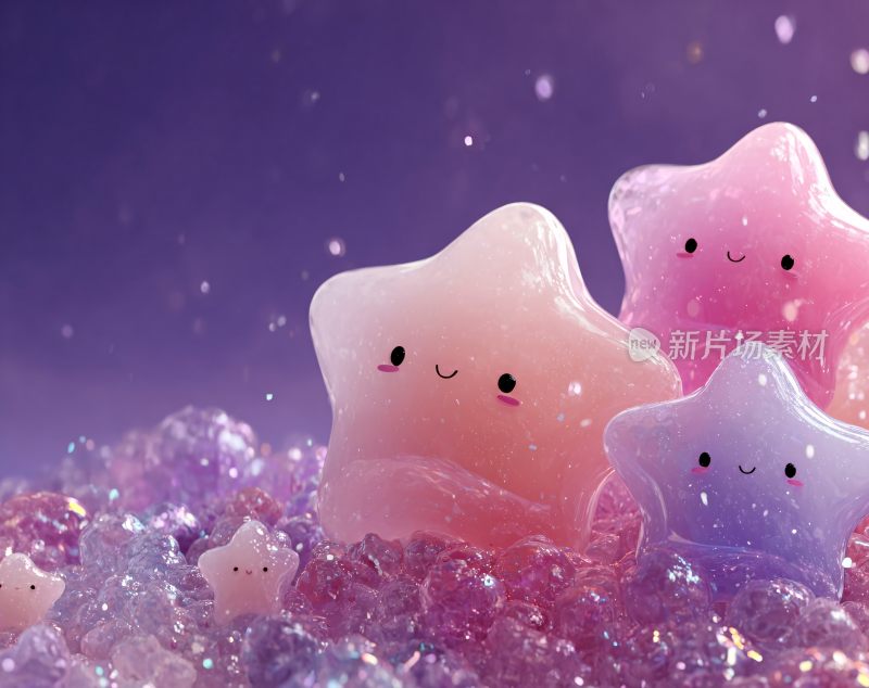 可爱星星小摆件梦幻场景