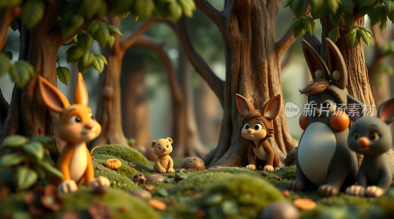 森林里的动物们