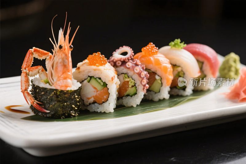 精美寿司料理展示