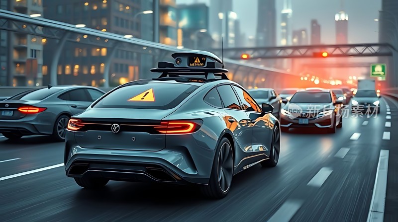 未来之城智能驾驶安全出行！