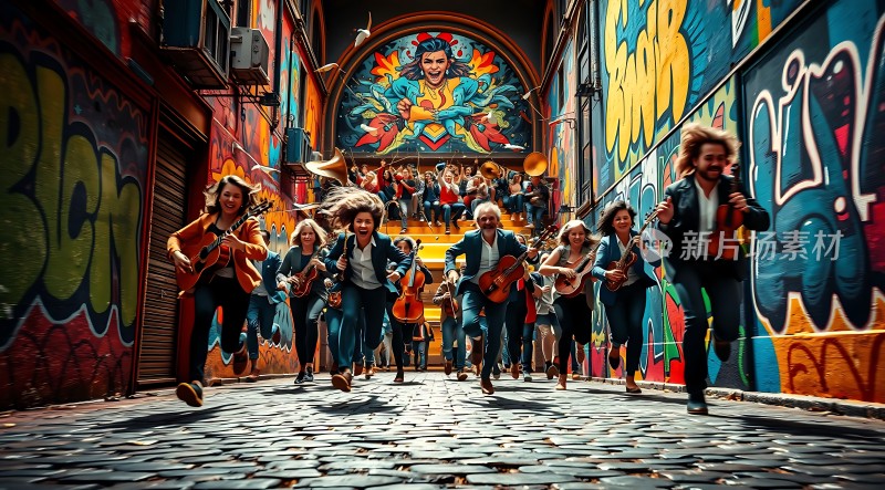 音乐梦想街头绽放