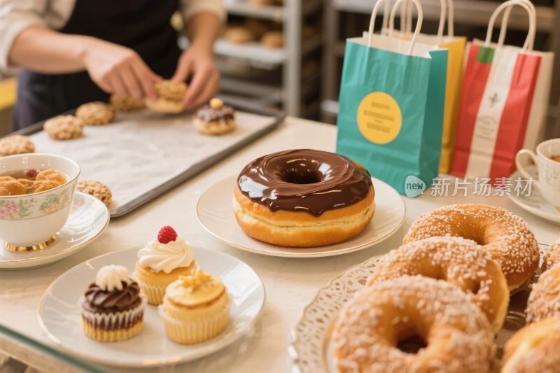 甜点烘焙场景展示图