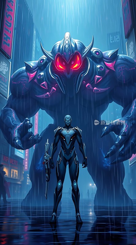 都市英雄战巨兽