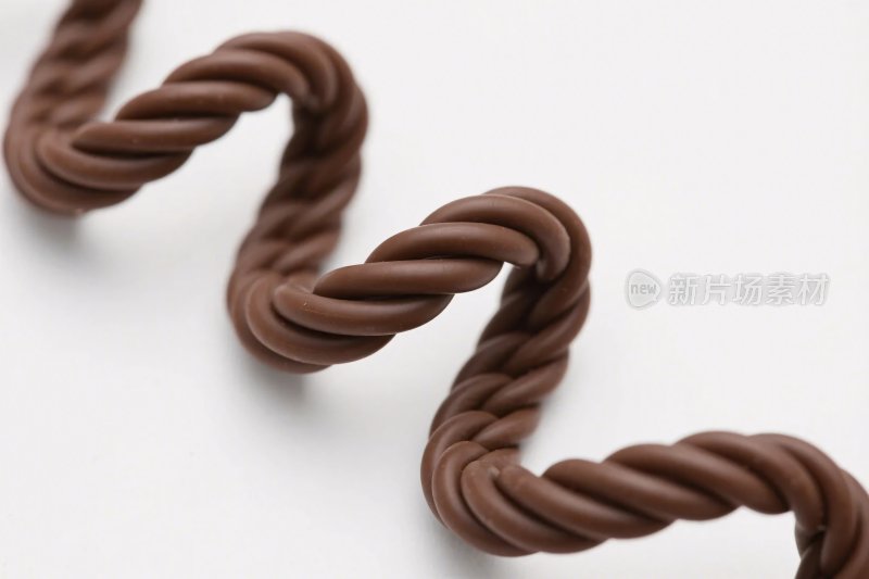 棕色绳状物体特写