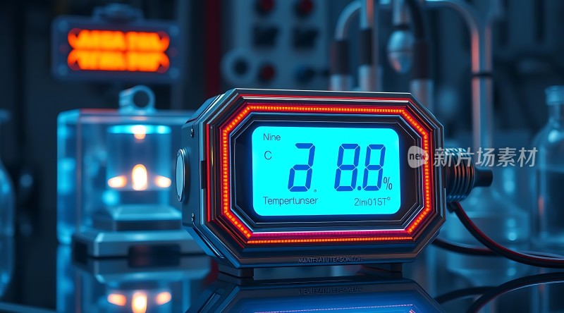 未来科技实验室中的精密仪器