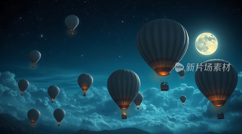 夜空热气球之旅