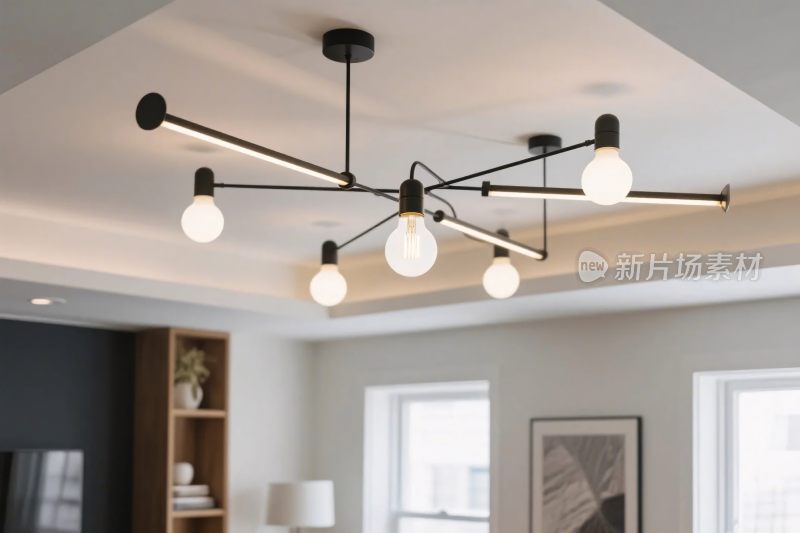 现代风格吊灯室内照明