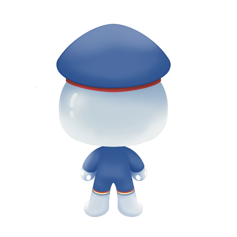 安保机器人现代电子人形机器守护安全背影