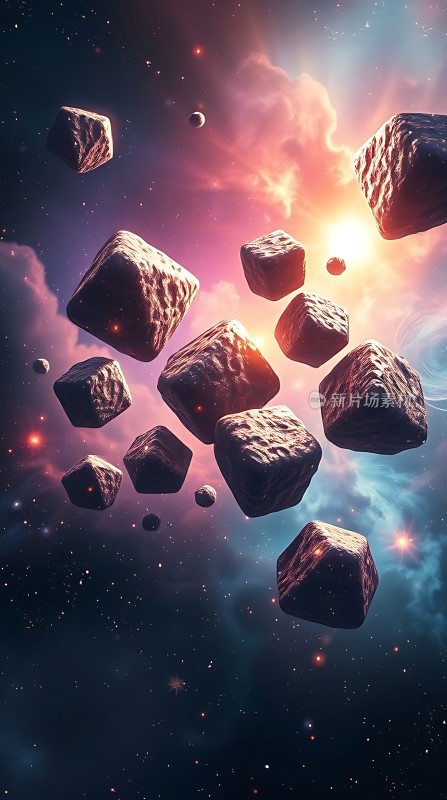 星云中的神秘石块