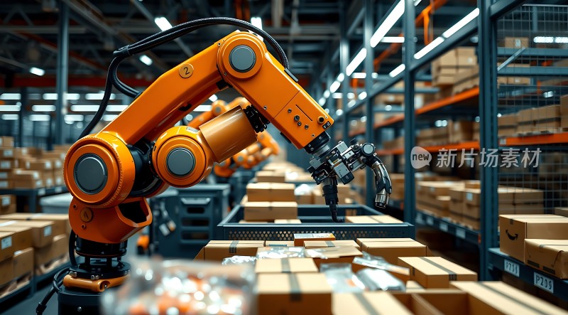 智能仓储机器人高效作业