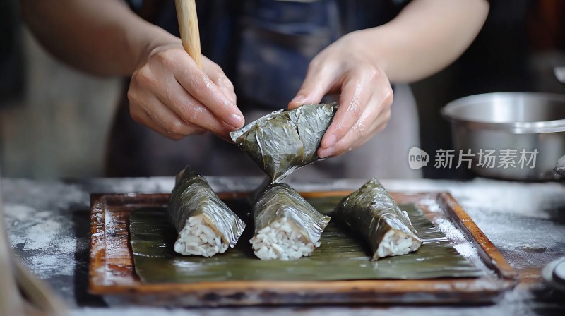 粽叶包饭