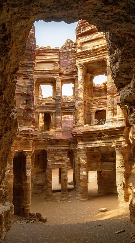 沙漠中的古老遗迹