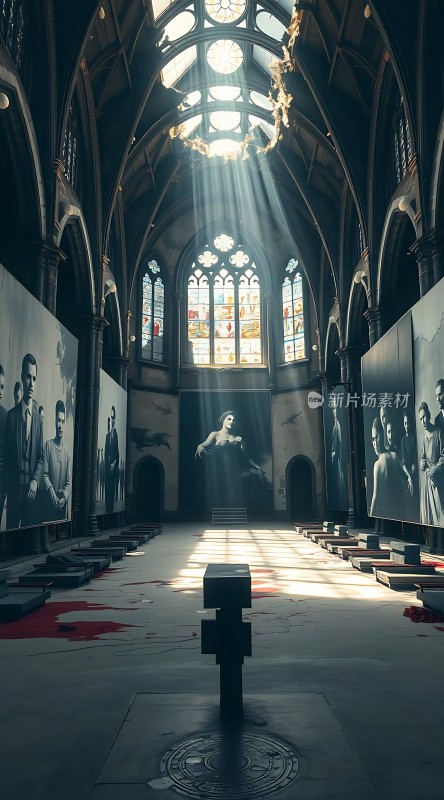 教堂光影艺术展