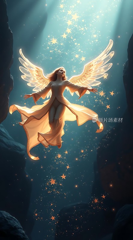 天使在星河中翱翔