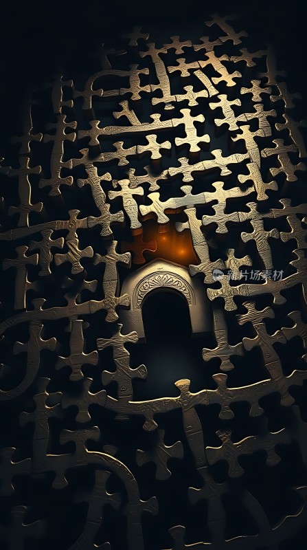 拼图世界中的神秘通道