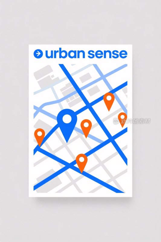 城市地图定位图标