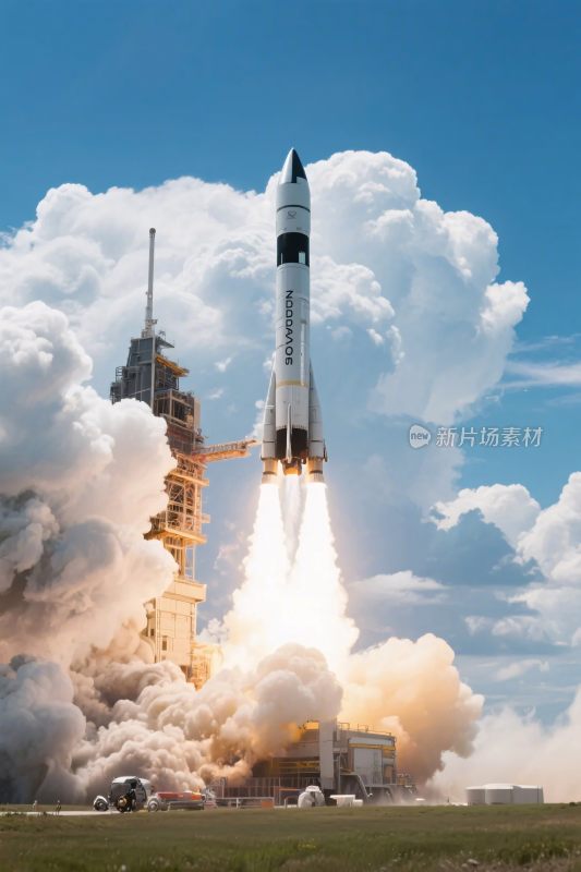 火箭发射升空场景