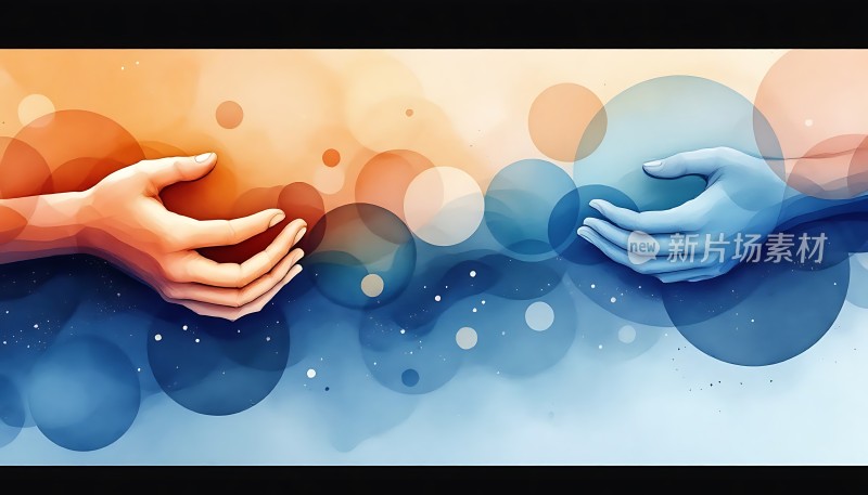 双手传递温暖与希望