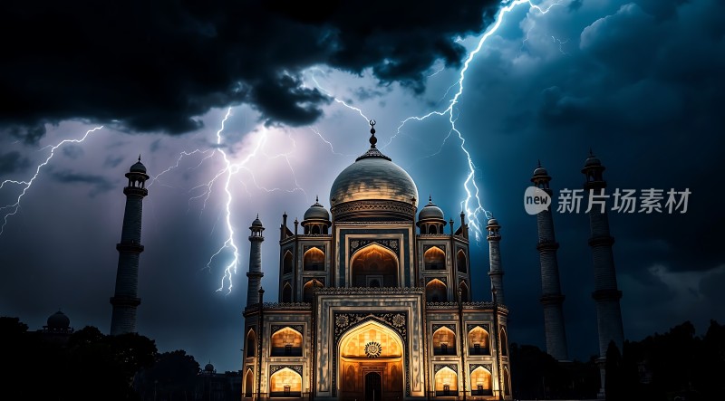 泰姬陵闪电奇观