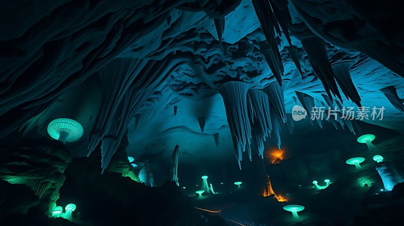 神秘洞穴奇景