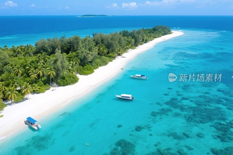 热带海滩自然风光