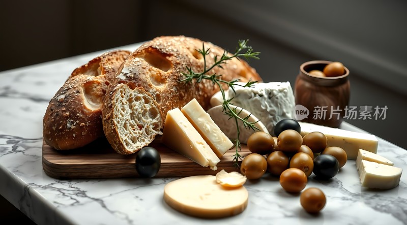 法式面包奶酪拼盘