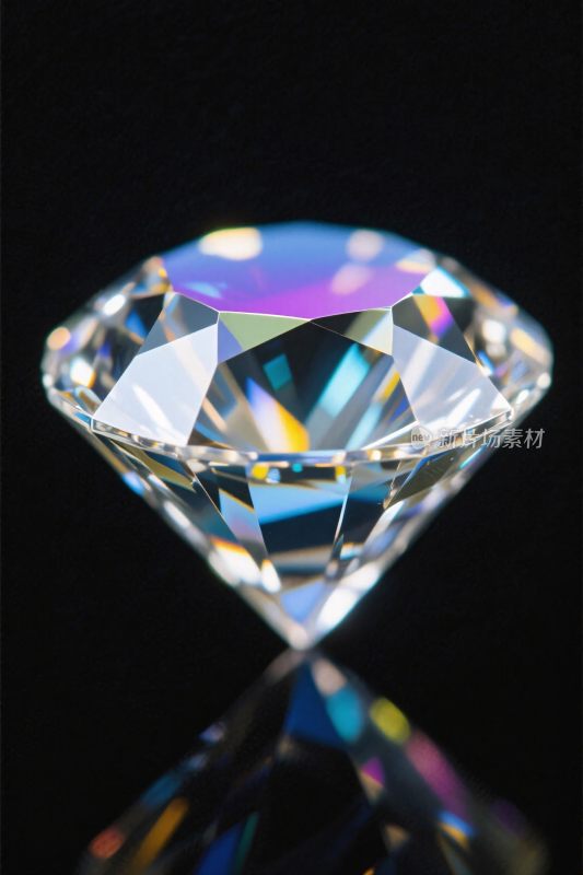 璀璨钻石特写图