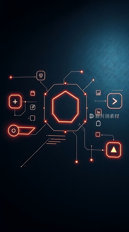 科技感十足的未来主义设计图