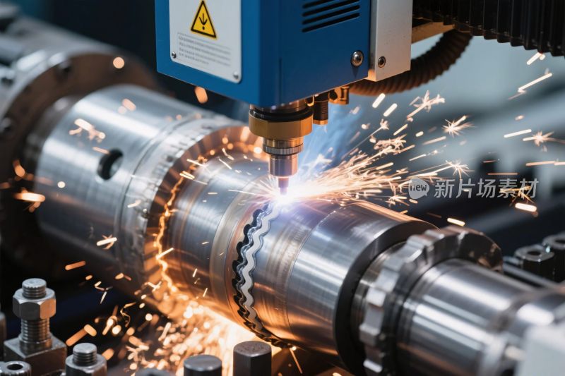 工业机械加工激光切割场景