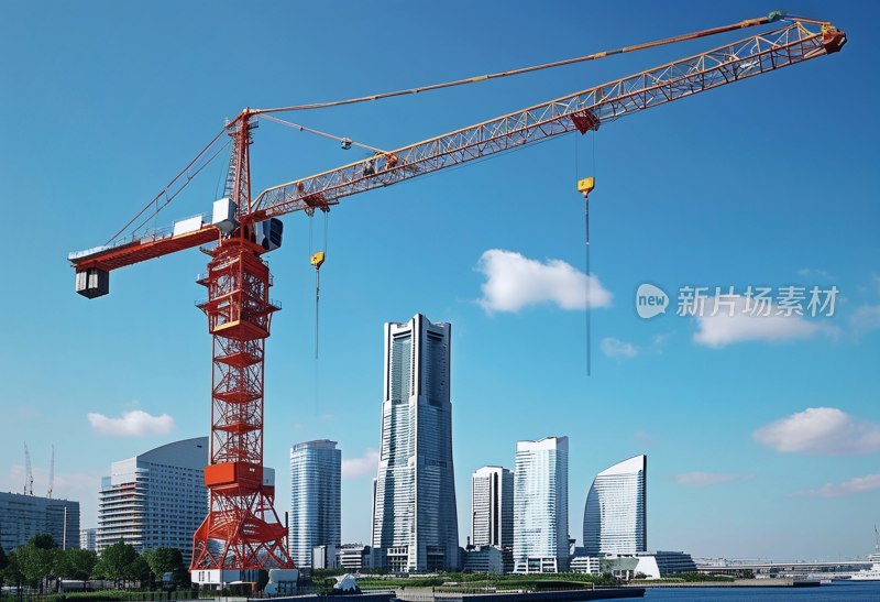 横滨起重机建设景