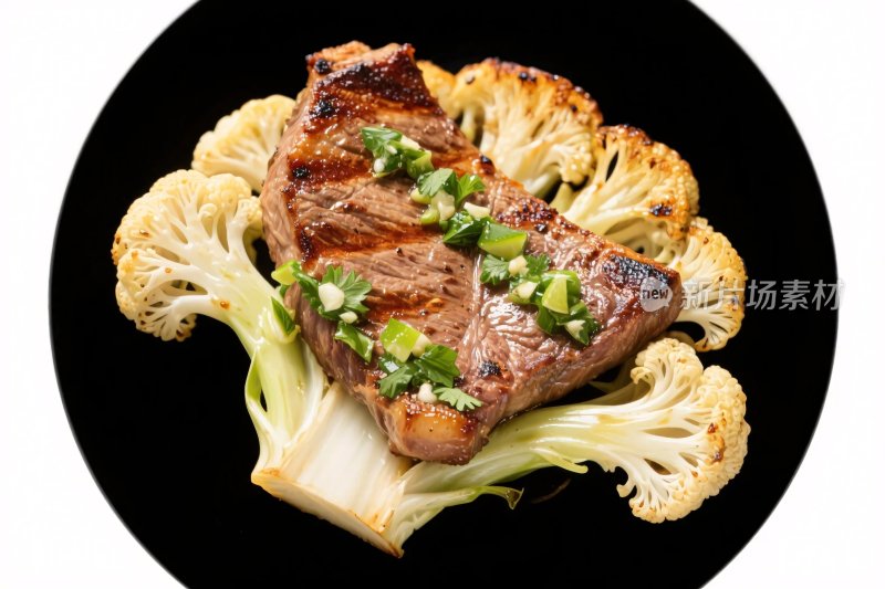 美食牛排食材展示