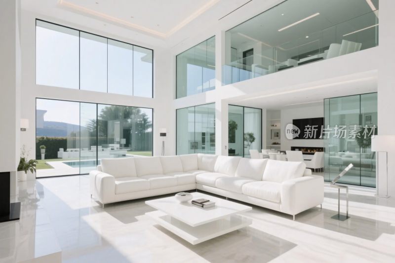 现代简约客厅实景