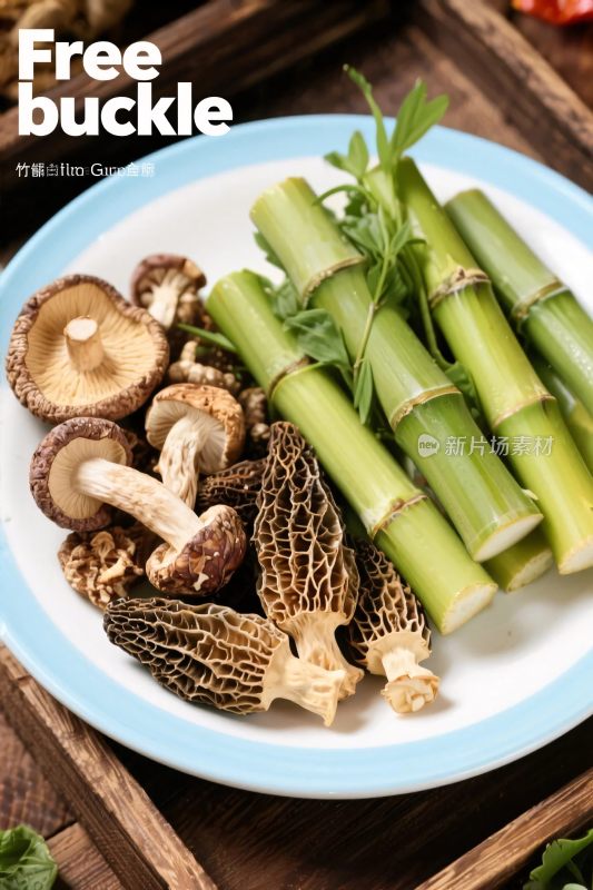 食材摆放展示图